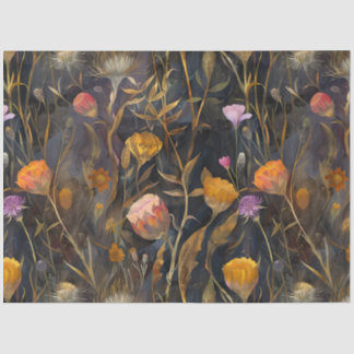 Papier Mousseline Art et artisanat chardon écossais et fleurs sauvag