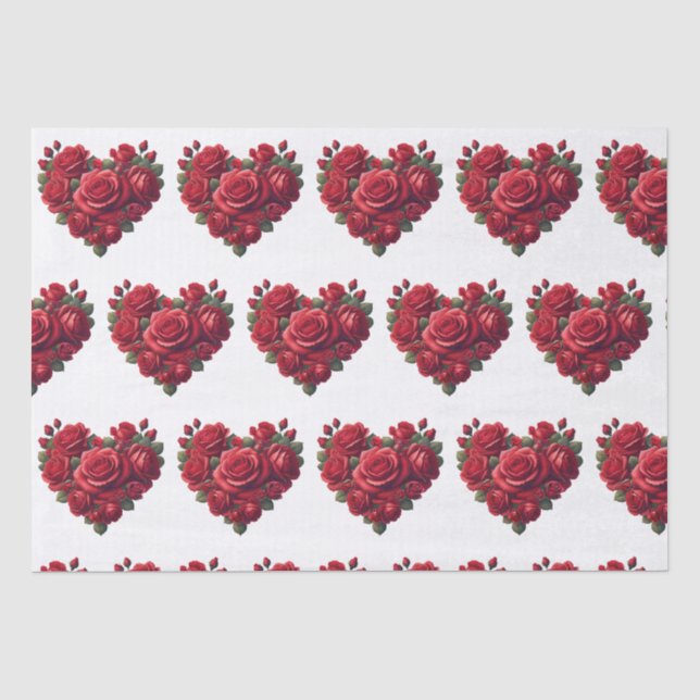 Papier Mousseline Art floral romantique (Recto)