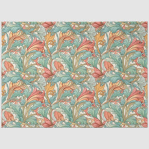 Papier Mousseline Art Nouveau Fond d'écran Floral Design Découpage