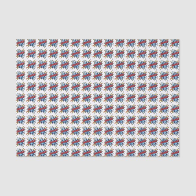 Papier Mousseline Art Pop Bande Dessinée WHAM (Recto)