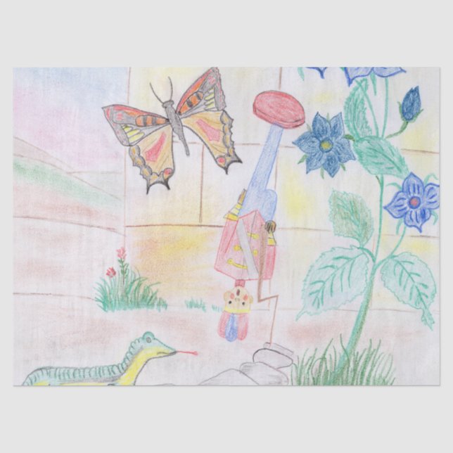 Papier Mousseline Artisanat sur mesure pour les enfants, jouet pour  (Recto)