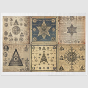 Papier Mousseline Artistes et Créateurs Mystique Occulte Sorcellerie