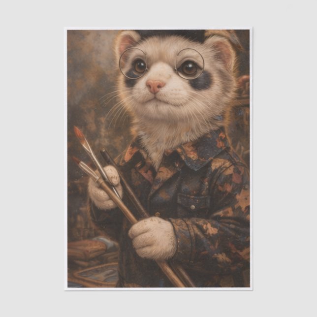 Papier Mousseline Artistic Ferret  (Recto)