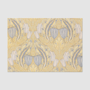 Papier Mousseline Arts et artisanat Walter Crane Tulipes bleues et b