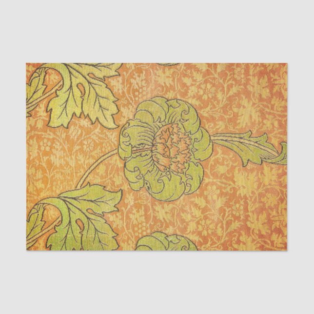 Papier Mousseline ARTS ET ARTISTES William Morris Papier Tissu (Recto)