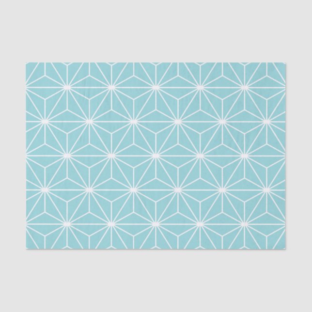 Papier Mousseline Asanoha Star Motif (Recto)