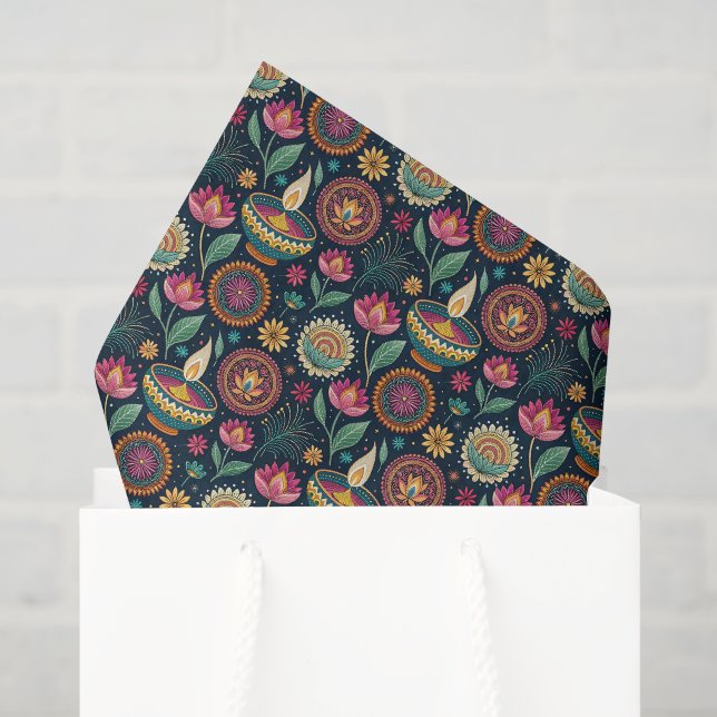 Papier Mousseline Asie du Sud (Sac cadeau)