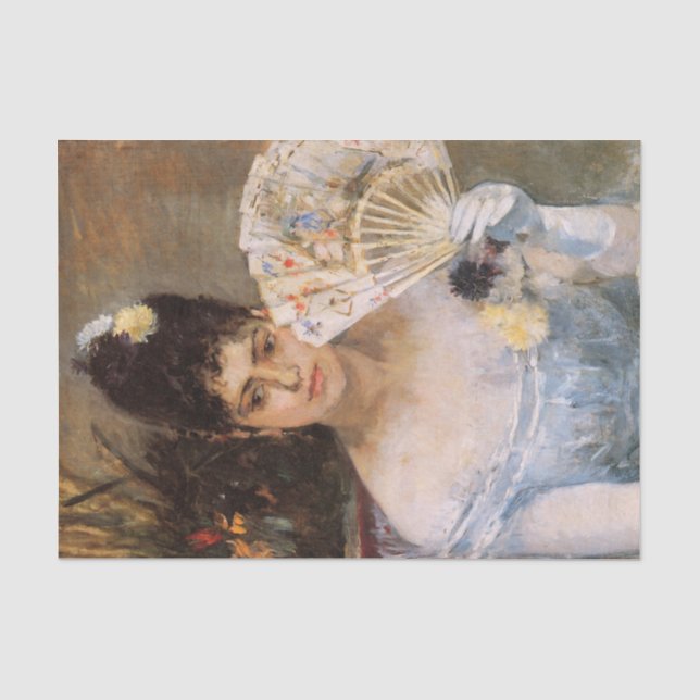 Papier Mousseline Au bal de Berthe Morisot (Recto)