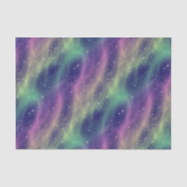 Papier Mousseline aurore prismatique : (Recto)