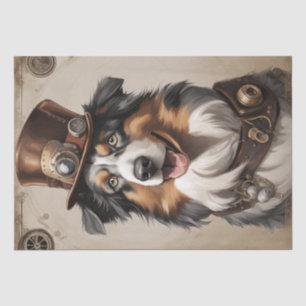 Papier Mousseline Aussie Aviateur : Découpage du pasteur Steampunk
