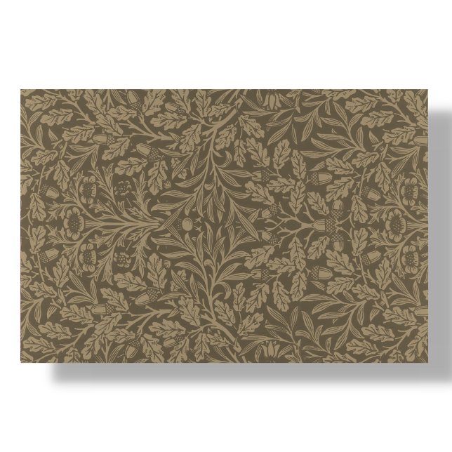 Papier Mousseline Automne Brown Automne Acorn Leafy Cadeau Découpage (Créateur téléchargé)