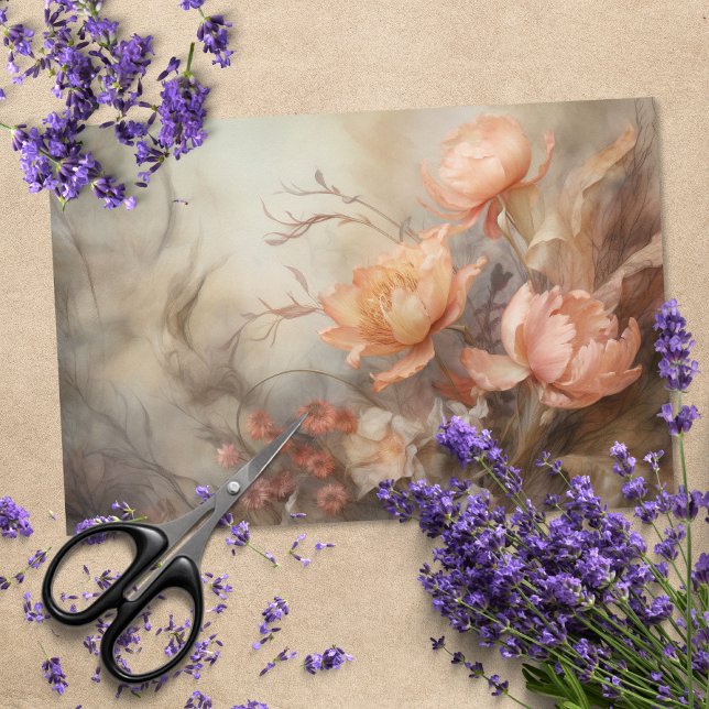 Papier Mousseline Automne Floral Thanksgiving Halloween Découpage (Créateur téléchargé)