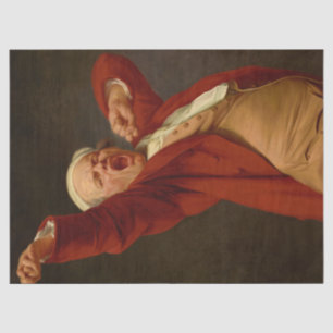 Papier Mousseline Autoportrait, Yawning par Joseph Ducreux