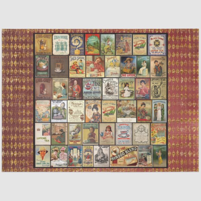 Papier Mousseline Autre Alice dans Wonderland Series Design 32 (Recto)