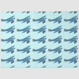 Papier Mousseline Avion: Biplane