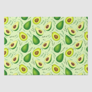 Papier Mousseline Avocado