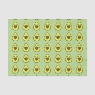 Papier Mousseline Avocat mignon d'amour d'avocat avec un puits de