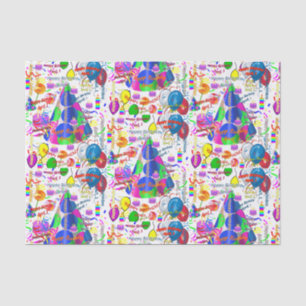 Papier Mousseline Avril, 1er Anniversaire Tissue Paper