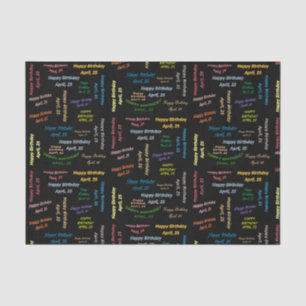 Papier Mousseline Avril, 25 Anniversaire Tissue Paper