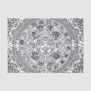 Papier Mousseline AZTEC OU MEXICA mexicaine