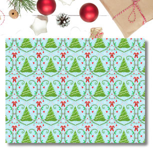 Papier Mousseline Baby Boy Père Noël Outfit Christmas Tree Motif