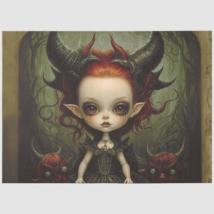 Papier Mousseline Baby Devil Imaginaire gothique foncé Whimsical Dec
