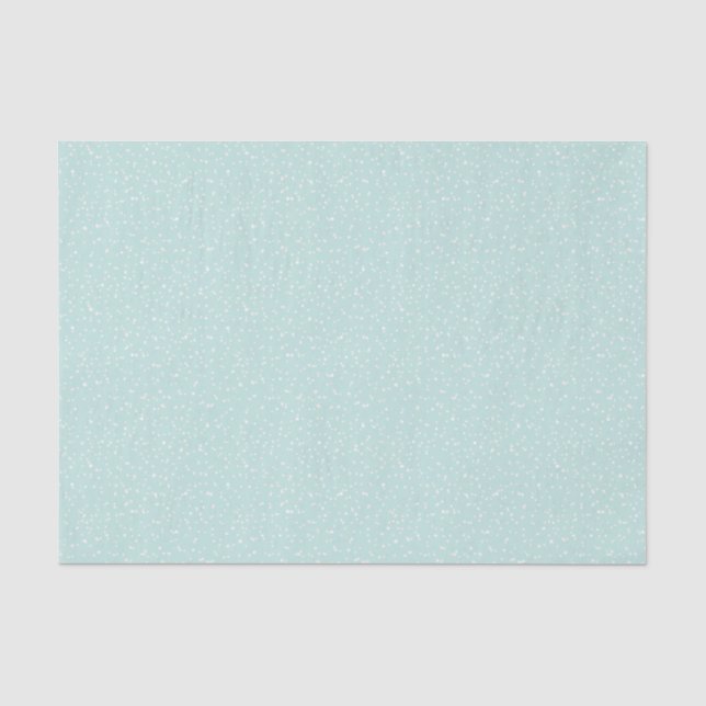 Papier Mousseline Baby shower d'arrosage de sucre bleu (Recto)