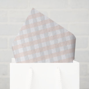 Papier Mousseline Baby Shower Orange Pastel et Gris Citrouille