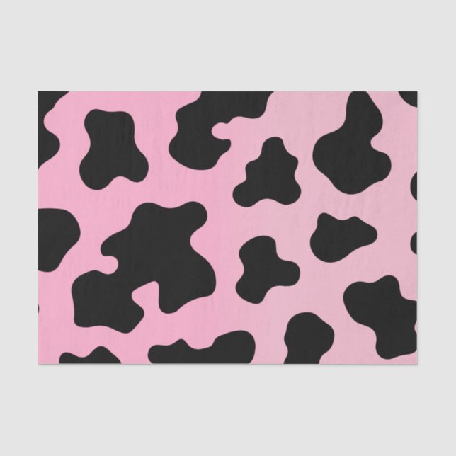 Papier Mousseline Bachelorette Rodéo Rosée et Black Cowgirl Dernière (Recto)