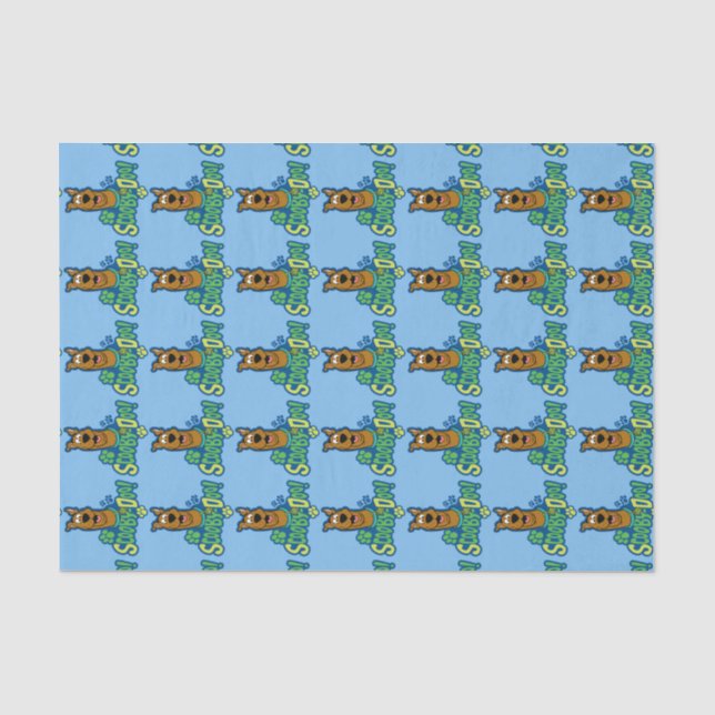 Papier Mousseline Badge de caractère Empreinte de patte Scooby-Doo (Recto)