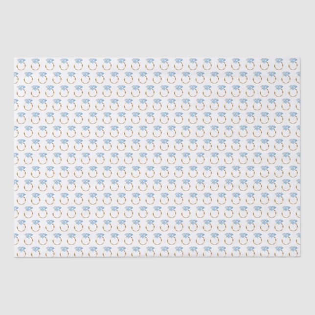 Papier Mousseline Bague de fiançailles diamant (Recto)