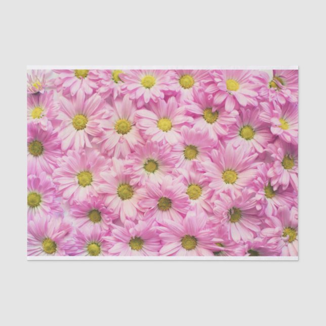 Papier Mousseline Baise rose (Recto)