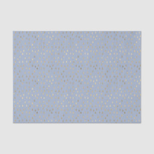 Papier Mousseline Baisses de pluie de l'eau d'or