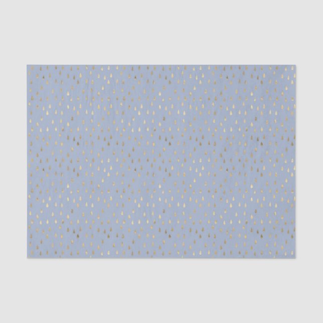 Papier Mousseline Baisses de pluie de l'eau d'or (Recto)