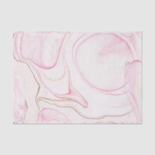 Papier Mousseline Balances en marbre blanc et rose moderne