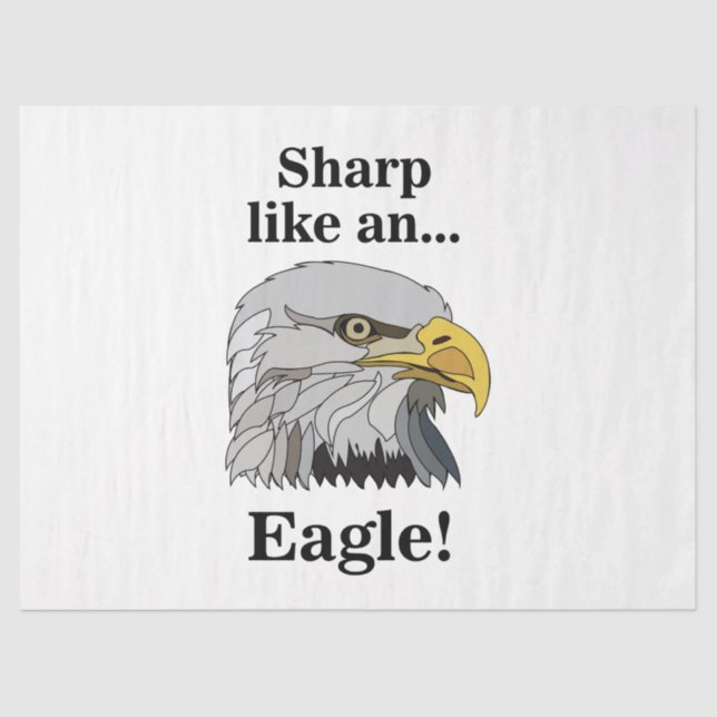 Papier Mousseline Bald Eagle (Recto)