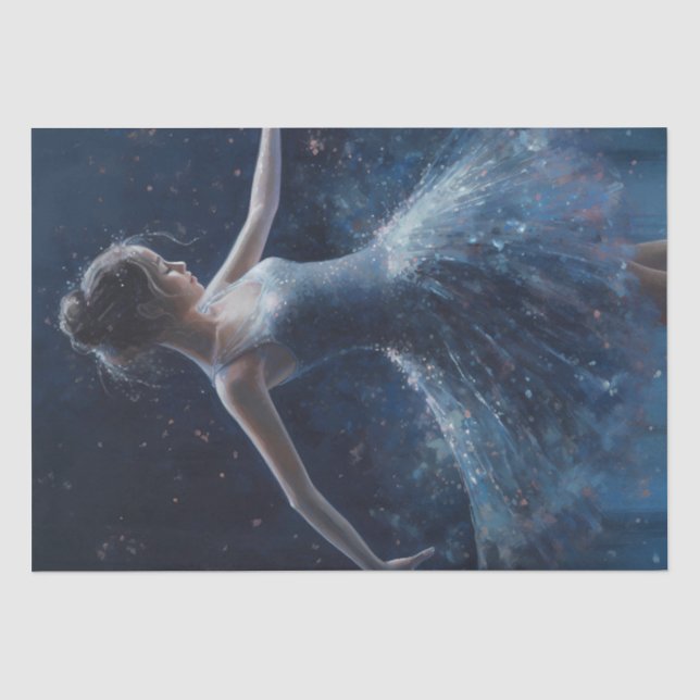 Papier Mousseline Ballerina Moonlit (Recto)