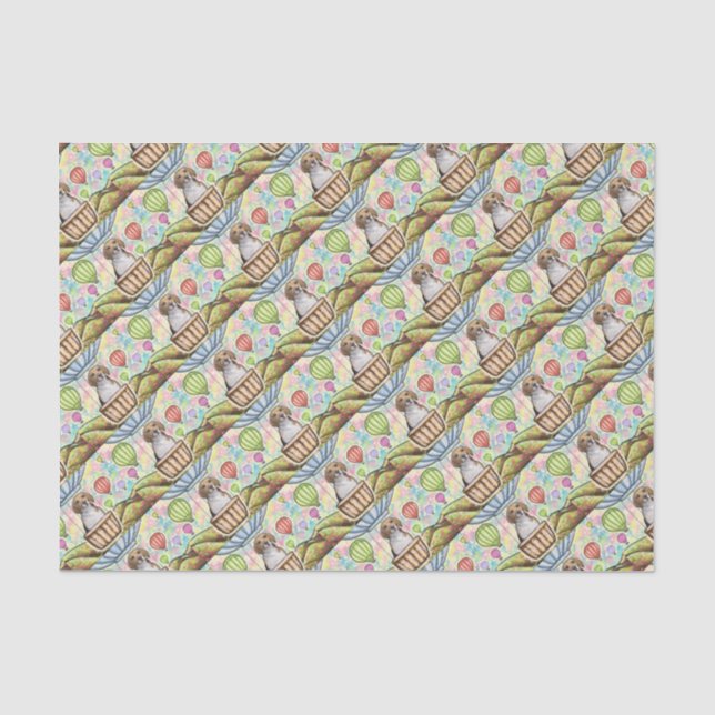 Papier Mousseline - ballon chaud de cheveux (Recto)