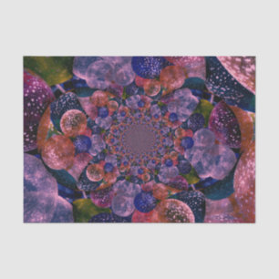 Papier Mousseline Ballotte rose violet vintage