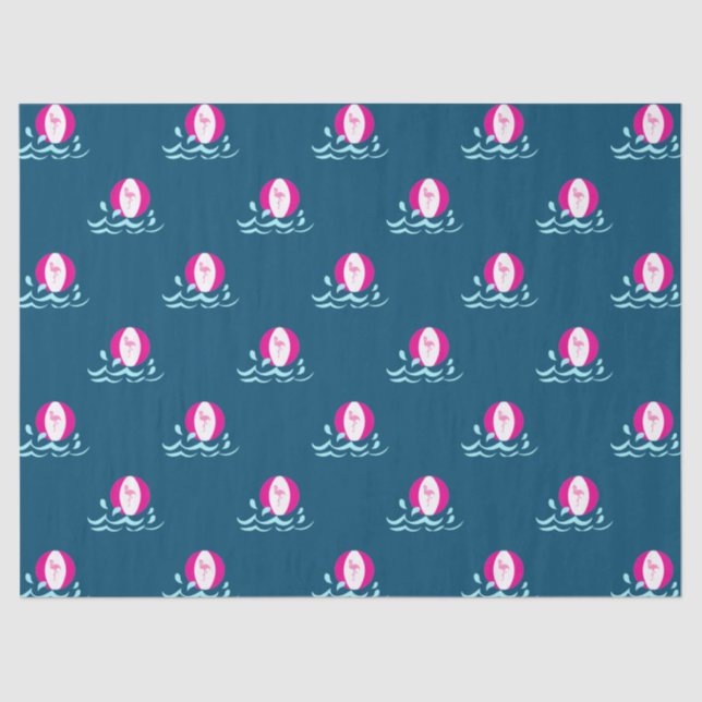 Papier Mousseline Balls de plage (Recto)