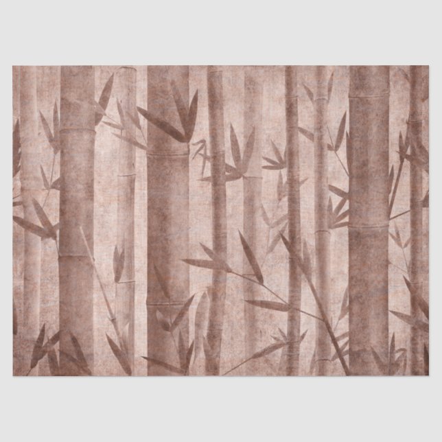 Papier Mousseline Bambou naturel magnifique (Recto)