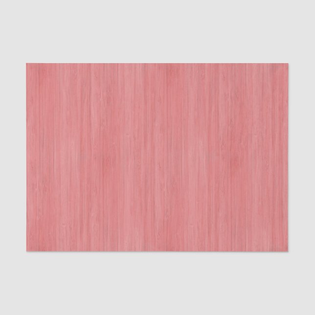 Papier Mousseline Bambou rose corail Grain (Recto)