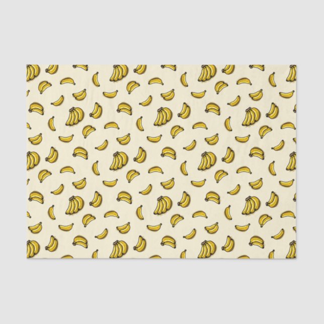 Papier Mousseline Bananes (Recto)