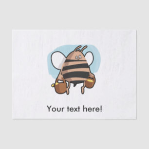 Papier Mousseline Bande dessinée d'abeille