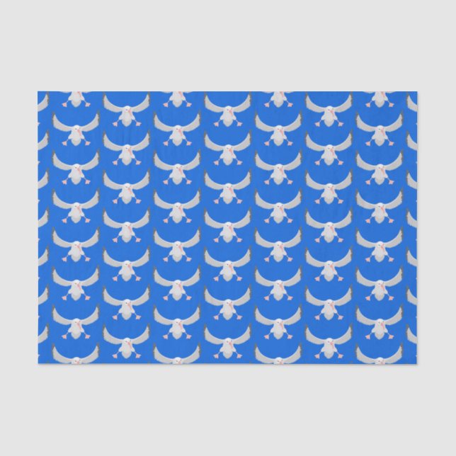 Papier Mousseline Bande dessinée de l'oiseau mûre albatros (Recto)