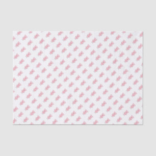 Papier Mousseline Bande dessinée rose mignonne de porc