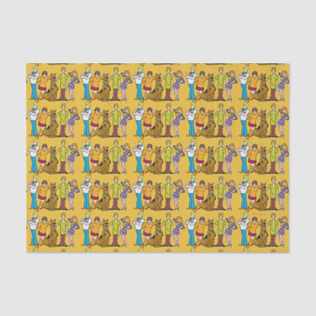 Papier Mousseline Bande entière 14 Mystery Inc (Recto)