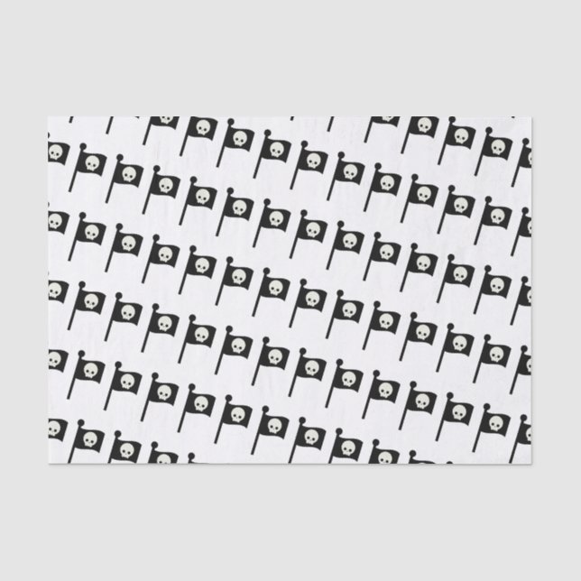 Papier Mousseline Bandera Pirata (Recto)