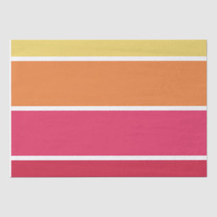 Papier Mousseline Bandes colorées