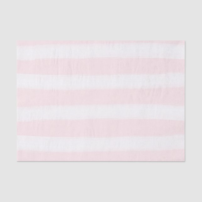 Papier Mousseline Bandes d'aquarelle rose romantique (Recto)